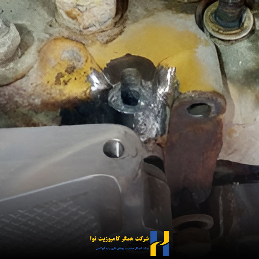 چسب اپوکسی با قابلیت رزوه و تراشکاری
